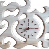 Стенни часовници, дървен стенен часовник, снимка 13 - Стенни часовници - 20415671