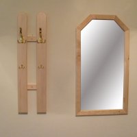 Огледало РЕНИ+закачалка,лак., снимка 3 - Огледала - 15261312