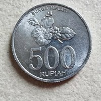 Монета. Индонезия. Бали. 500 рупии. 2008 година., снимка 2 - Нумизматика и бонистика - 37053407