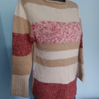 Пъстър дамски пуловер "John Lord"original brand, снимка 2 - Блузи с дълъг ръкав и пуловери - 16230415