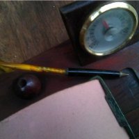 Органайзер с паче перо термометър и попивателна с валяк, снимка 4 - Други ценни предмети - 39352336