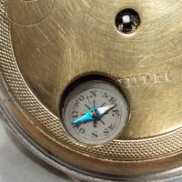 Стар сребърен джобен часовник с компас-за китайския маркет, снимка 7 - Мъжки - 43791537