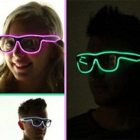 Светещи LED парти очила, снимка 2 - Други - 37080557