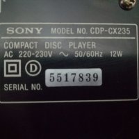 Sony CDChanger CDP-CX235 MEGA Storage, снимка 8 - Декове - 43528766