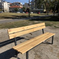 Паркова пейка с облегалка OF22 , снимка 3 - Градински мебели, декорация  - 39729877