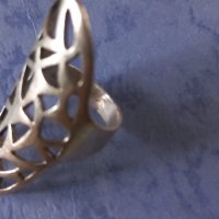 Дамски сребърен пръстен., снимка 2 - Пръстени - 43605354