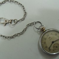 № 7272 стар джобен часовник SATURN  UMF RUHLA , снимка 3 - Антикварни и старинни предмети - 43122157