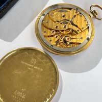 IWC 18k златен джобен часовник, снимка 9 - Джобни - 43592074