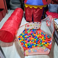 Комплект детски цирк с тунел, басейн и топки на обща Намалена цена!, снимка 1 - Играчки за стая - 43700124