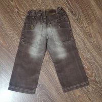 Кафеви джинси WE 98см-10лв+подарък, снимка 2 - Детски панталони и дънки - 28531051