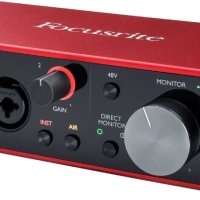 Аудио интерфейс Focusrite Scarlett 2i2 3rd Generation, снимка 1 - Ресийвъри, усилватели, смесителни пултове - 44063446