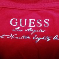 GUESS, Оригинална Тениска, Размер S. Код 2073, снимка 5 - Тениски - 43258566