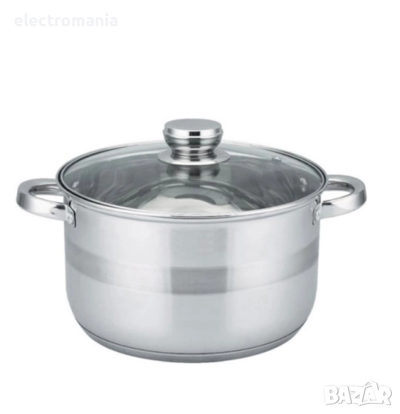 тенджера от висококачествена неръждаема стомана Voltz OV51210M/ три размера, снимка 1