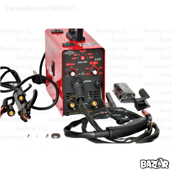Телоподаващо устройство и инверторен електрожен с функция Аргон, 160А,  3 в 1 MIG/MMA/LIFT TIG, снимка 1