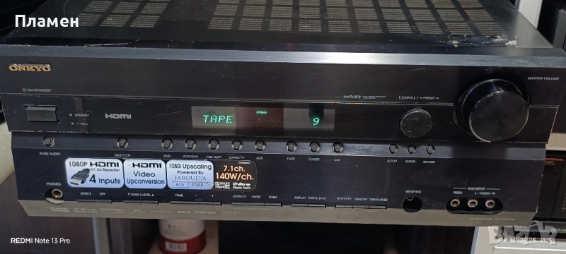 AV ресивър Onkyo TX-SR606. , снимка 1