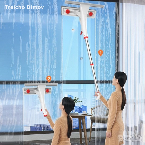 Професионално почистване на прозорци – София 2️⃣ Чисти Прозорци София 3️⃣ Блясък ПрозорЧист дом 24/7, снимка 1