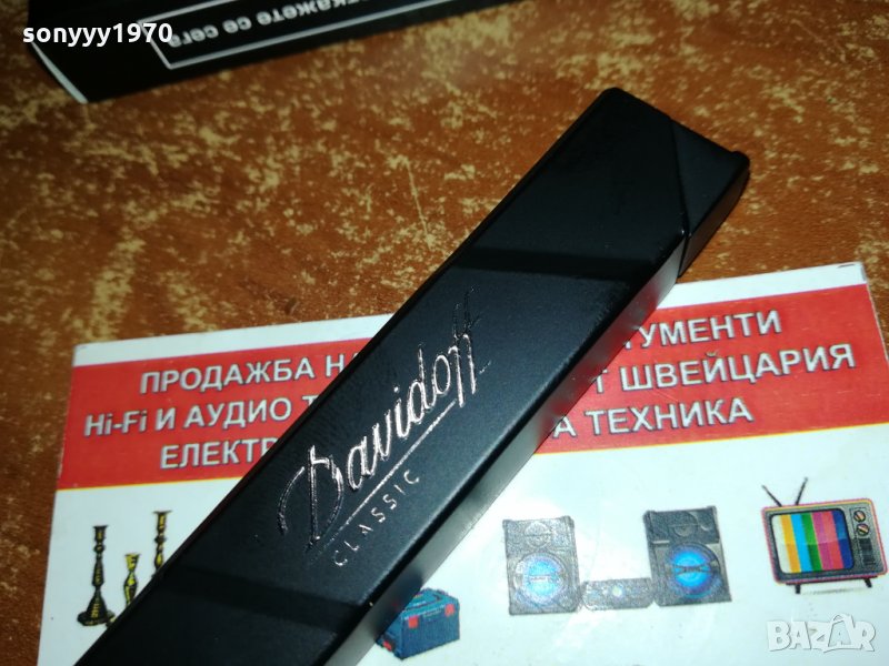 DAVIDOFF-МЕТАЛНА ТЪНКА ЗАПАЛКА 1901221919, снимка 1