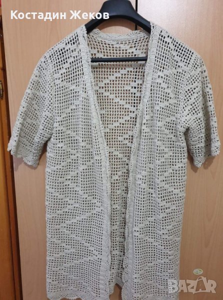 Нова.!Много хубава дамска жилетка на една кука, снимка 1