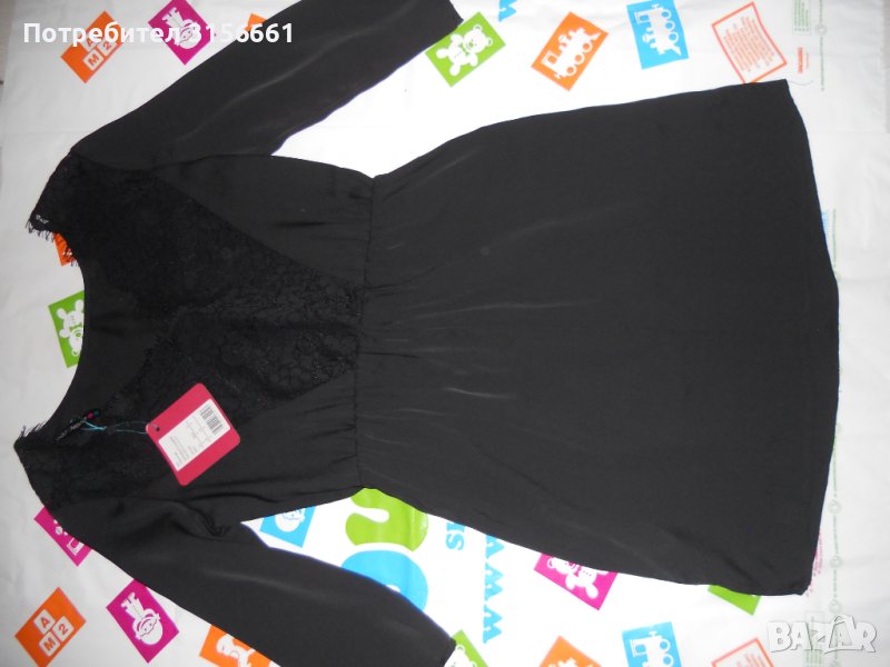 Нова Дамска Рокля Туника Топ размер ХС С М, снимка 1