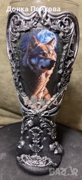 Ръчно декорирана халба за бира 330мл, снимка 1