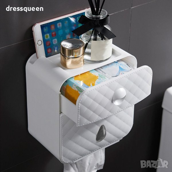 27500 Стенен многофункционален държач за тоалетна хартия, снимка 1