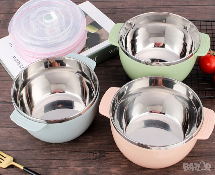 Кутии за съхраняване на храна в комплект от три броя. 2400мл. 1600мл и 800мл, снимка 1