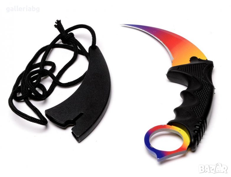 Нож карамбит - Дъга , снимка 1