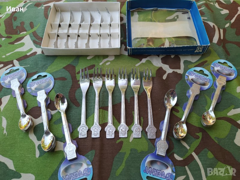 Лъжички и вилички Велико Търново "Царевец", снимка 1