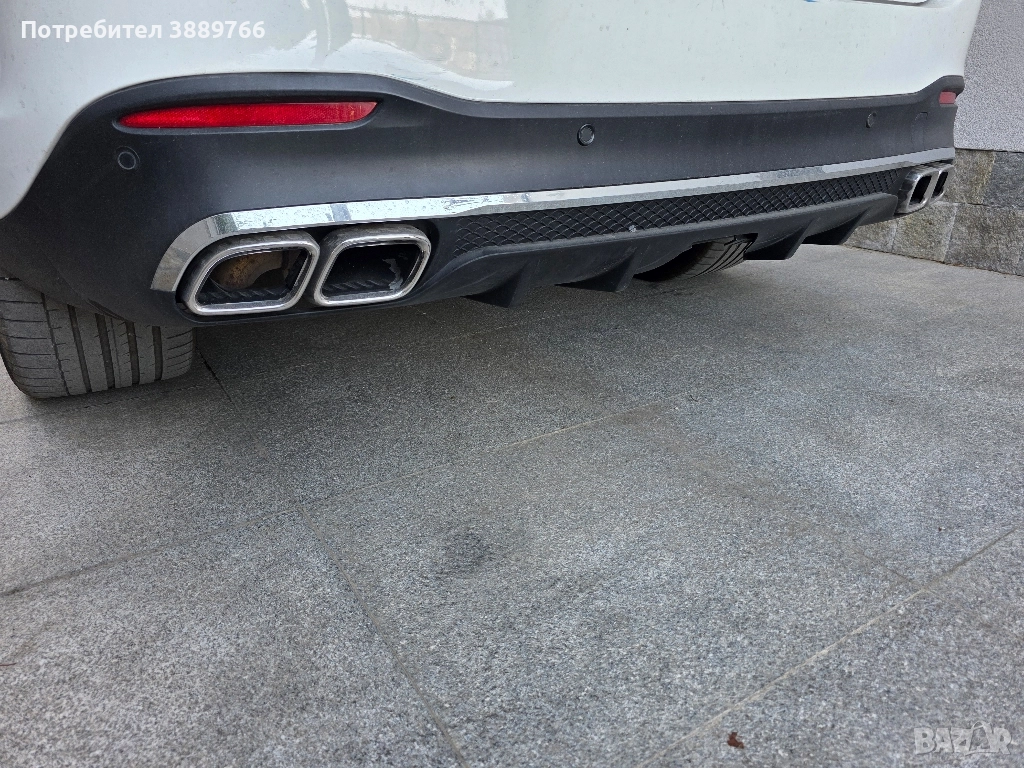 Заден дифузьор и решетка за GLE v167, w167 стил 6.3AMG, снимка 1