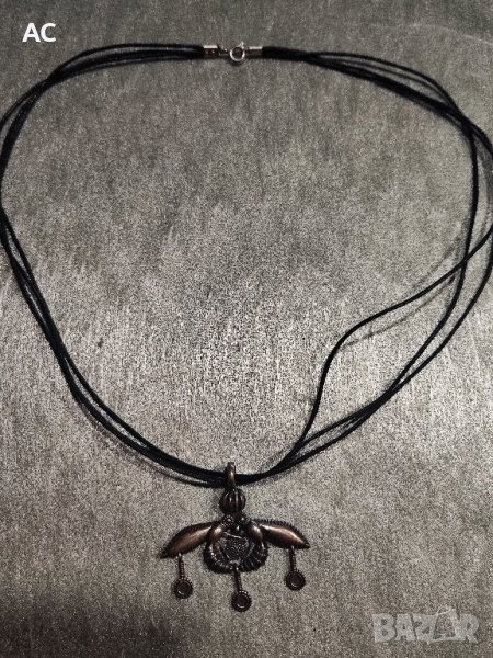  сребърно дизаинерско колие, снимка 1