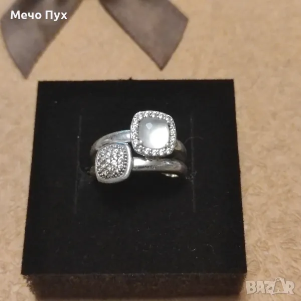 Сребърен пръстен Ti sento (264), снимка 1