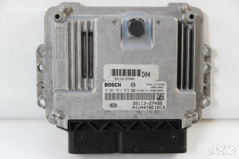Моторен компютър Kia Carens III (2006-2013г.) 0 281 013 072 / 0281013072 / 39113-27485 / 3911327485, снимка 1