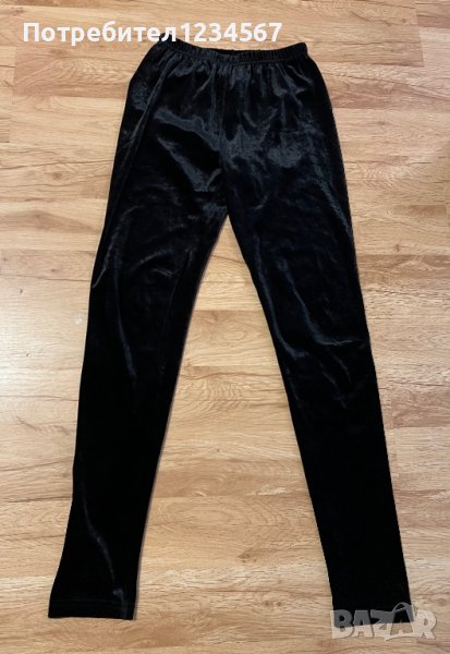 Черен клин от кадифе Monkl, снимка 1