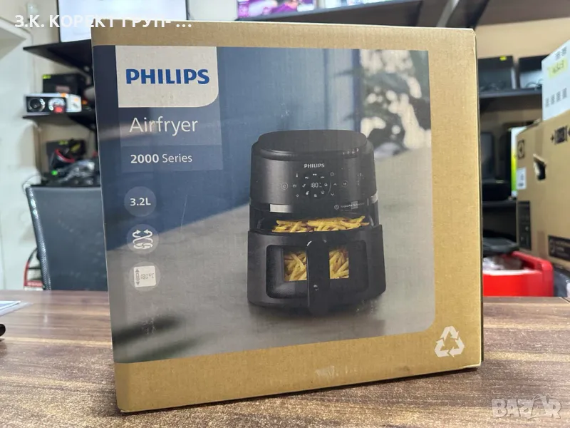 НОВ Airfryer Philips Series 2000, 3.2L, снимка 1