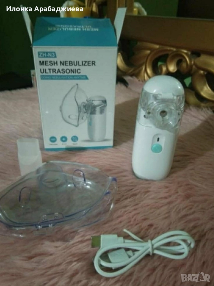 Ултразвуков аерозолен небулизатор Mesh ZH-N3 – бърза и тиха терапия, снимка 1