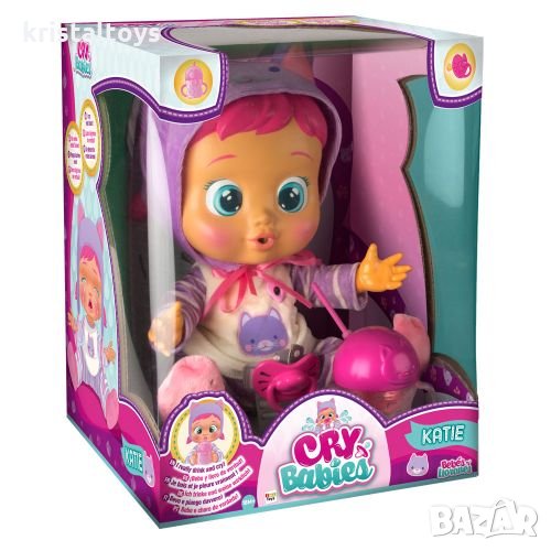 Плачеща кукла Кати, която пие вода CRYBABIES KATIE IMC 95939, снимка 1