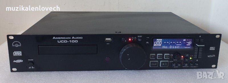 AMERICAN AUDIO UCD-100 USB CD MP3 DISC PLAYER - Професионален аудио плеър /КАТО НОВ/, снимка 1