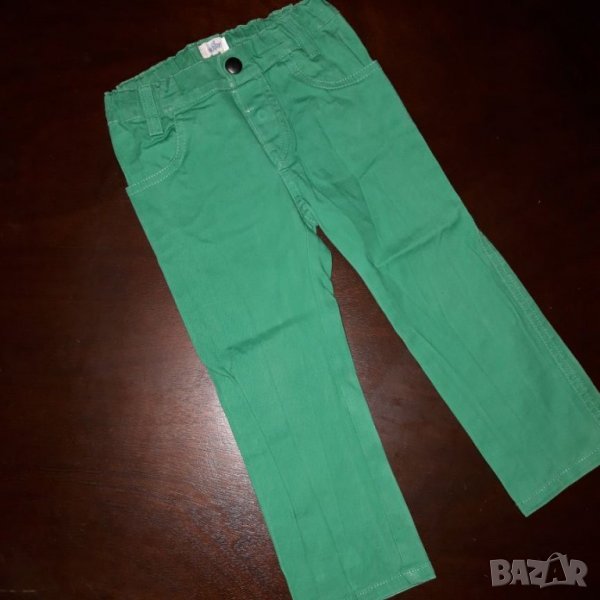 18-24м 92см Панталони Angel Материя памук Цвят зелен Без следи от употреба, снимка 1
