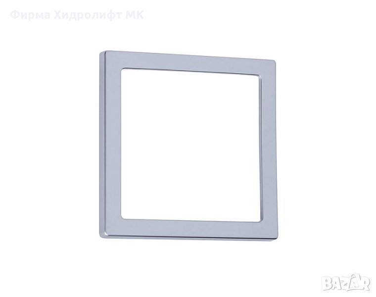 Рамка за контакт единична сребриста FAWO в кемпер/каравана 9980955, снимка 1