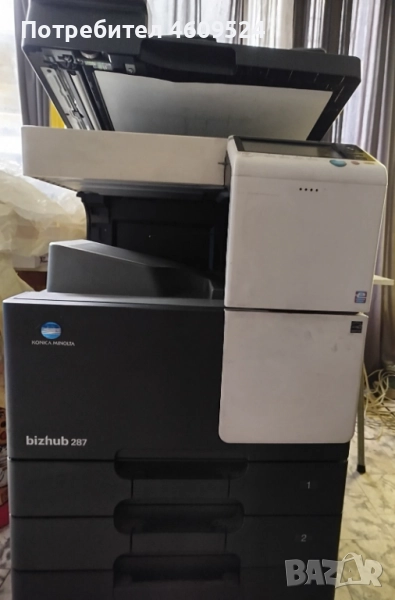 Konica Minolta Bizhub 287, работещ, с проблем на платката на сканиращо устройство, снимка 1