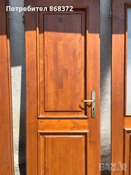Дървена интериорна врата 196x66,5, снимка 1