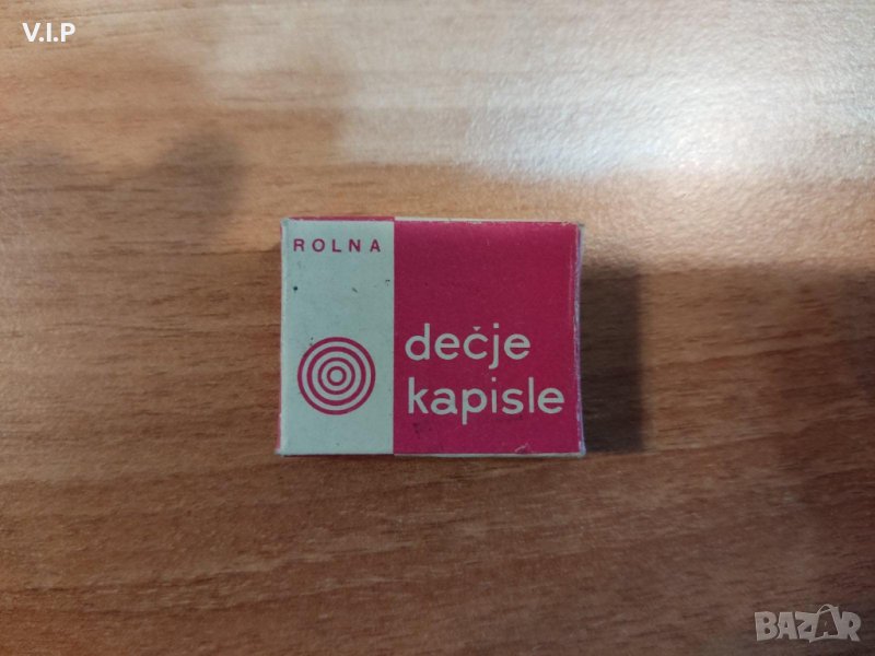Стара хартиена ролка капси , снимка 1