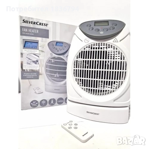 Продавам Вентилаторна Печка с Дистанционно Управление SILVERCREST SHLF 2000 D1, снимка 1