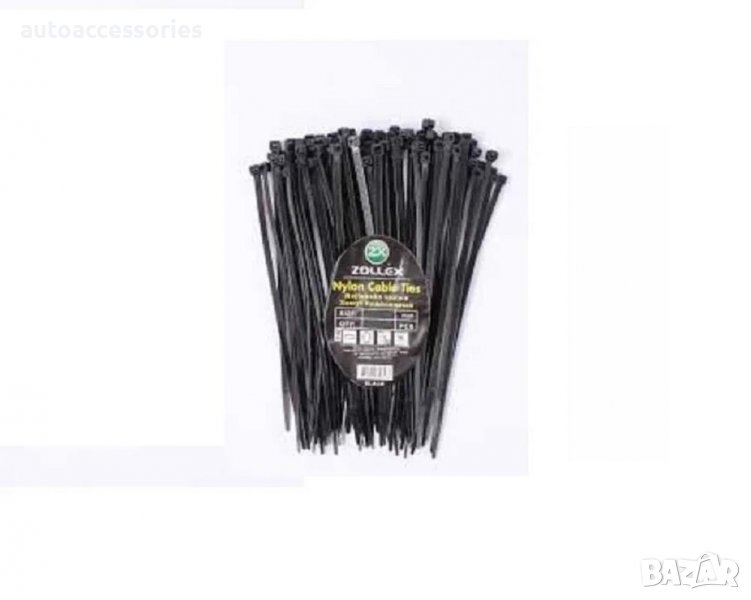 3100048395 Скоби за притягане Zollex Черни различни размери 100бр. в пакет, снимка 1
