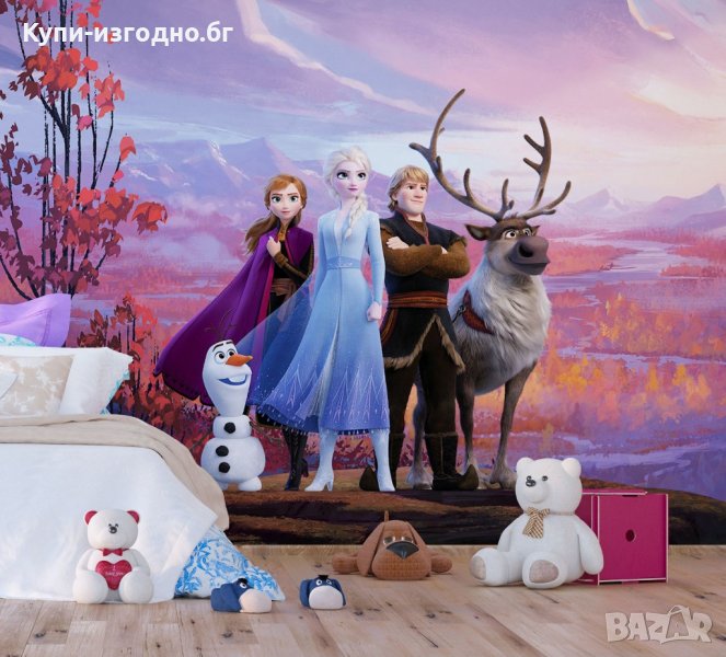 Детски фототапети - Paw Patrol , Cars, Elza Frozen II , Лепенки за стена Minnie Mouse 24 бр, снимка 1