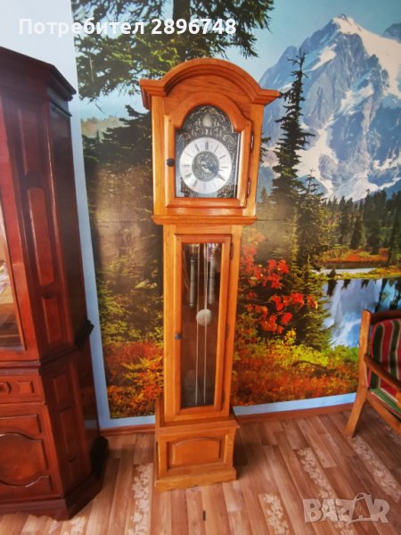 Паркетен часовник много запазен. , снимка 1