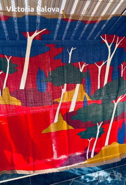 Колекционерски vintage шал GRÈS PARIS -рядък колекционерски екземпляр, снимка 1