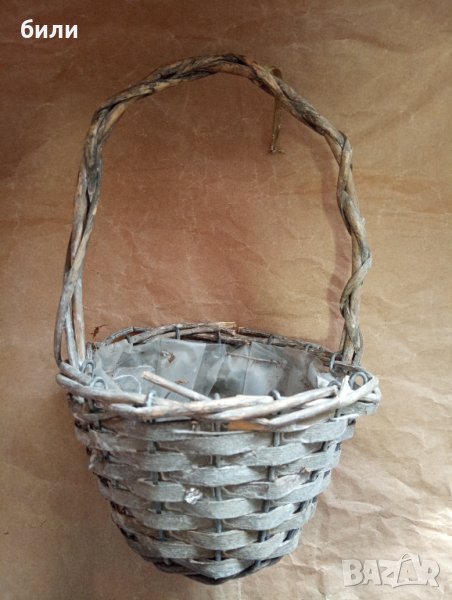 Стара Плетена кошница , снимка 1