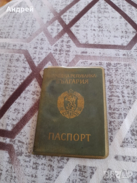 Стар паспорт, снимка 1