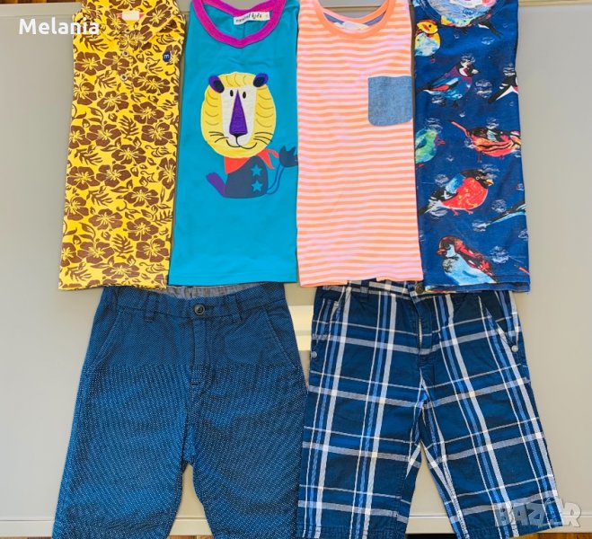 Летни сетове за момче + ПОДАРЪК, 7-8 г., снимка 1